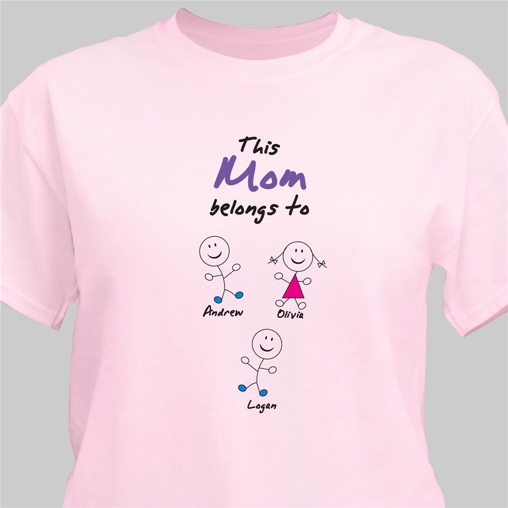 Belongs To Personalized T-Shirt | Grandma Gifts