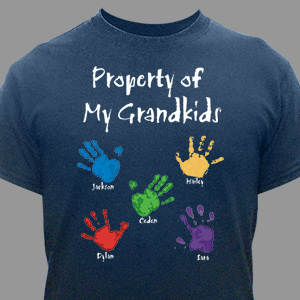 Image of Personalized Property of my Grandkids T-shirt
