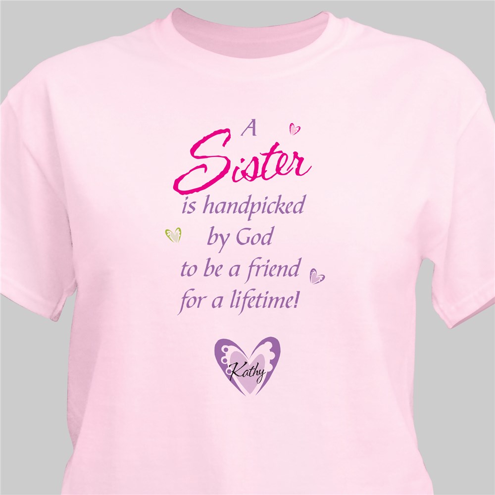 Personalized Sister T-Shirt | Sister Gifts