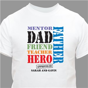 My Dad, My Hero Father's Day T-shirt | Fathers Day Shirts