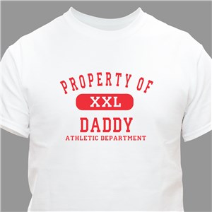 Personalized Property Of Ring Spun T-Shirt 