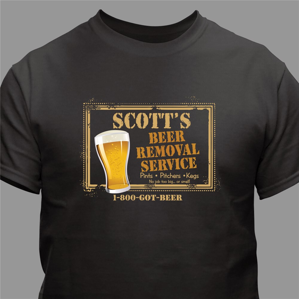 Beer Service Personalized T-Shirt | Personalized T-shirts