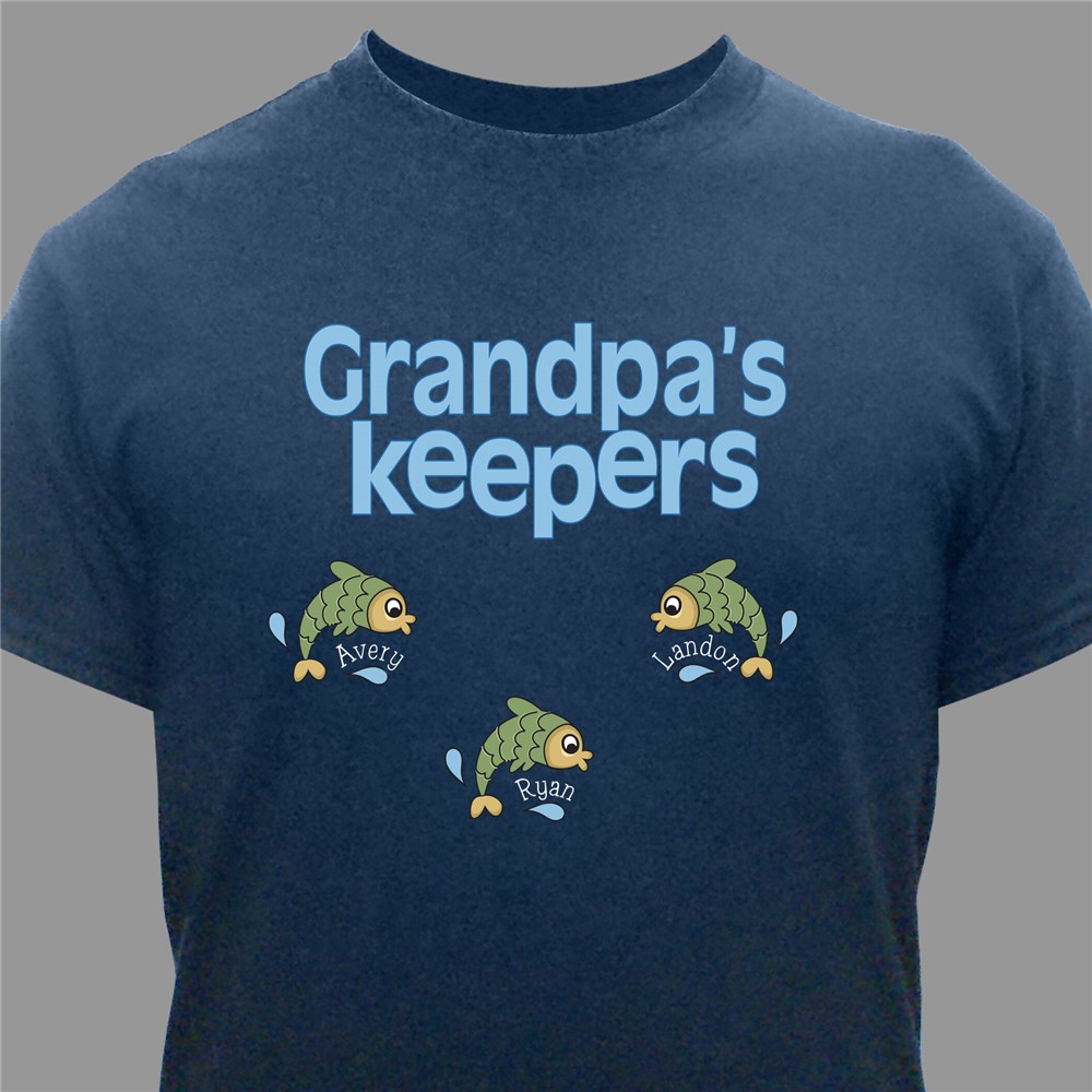 Personalized Keepers T-shirt | Personalized Gifts For Grandparents