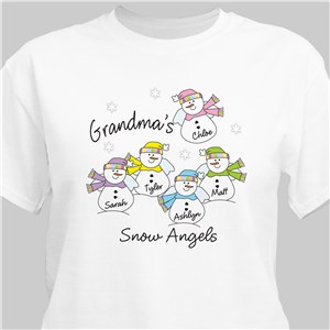 Snow Angels T-Shirt | Personalized T-shirts