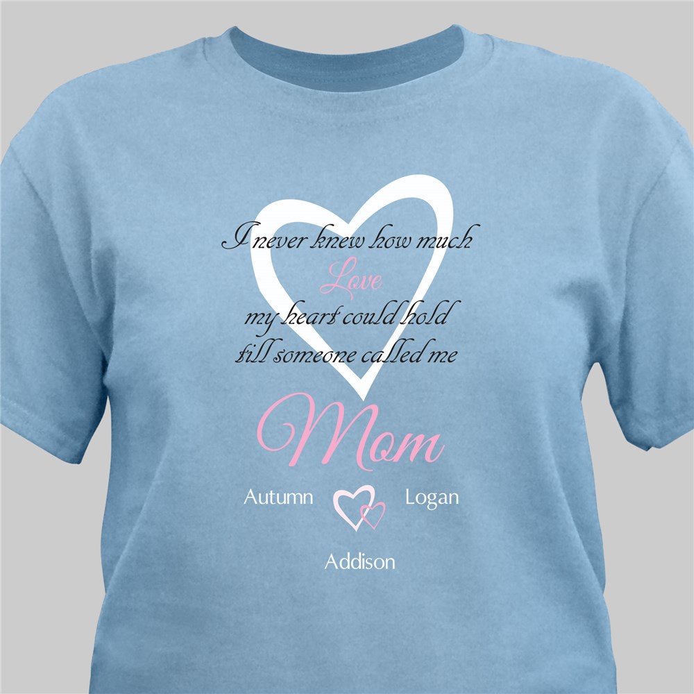 Personalized How Much Love T-Shirt | Personalized Grandma Shirt