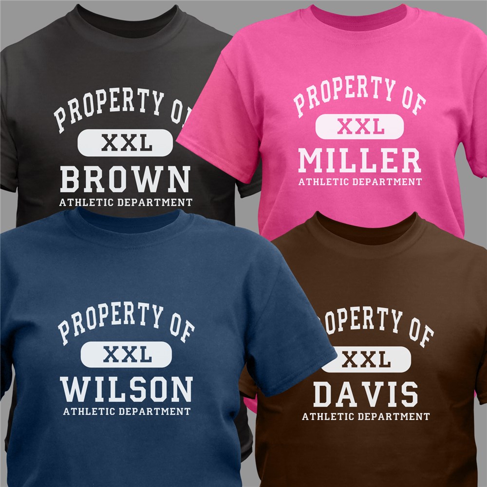 Property Of T Shirts Template