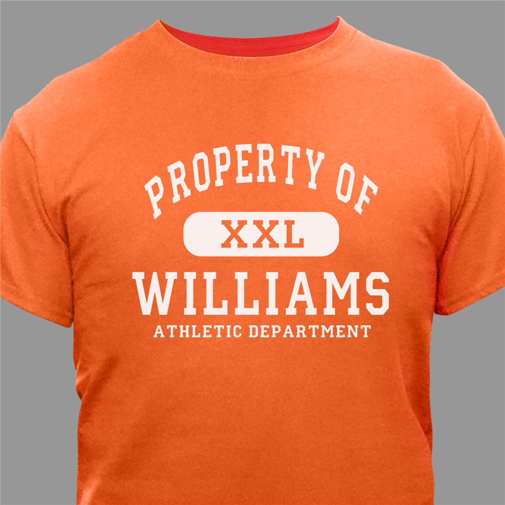 Personalized Property Of Tshirt GiftsForYouNow