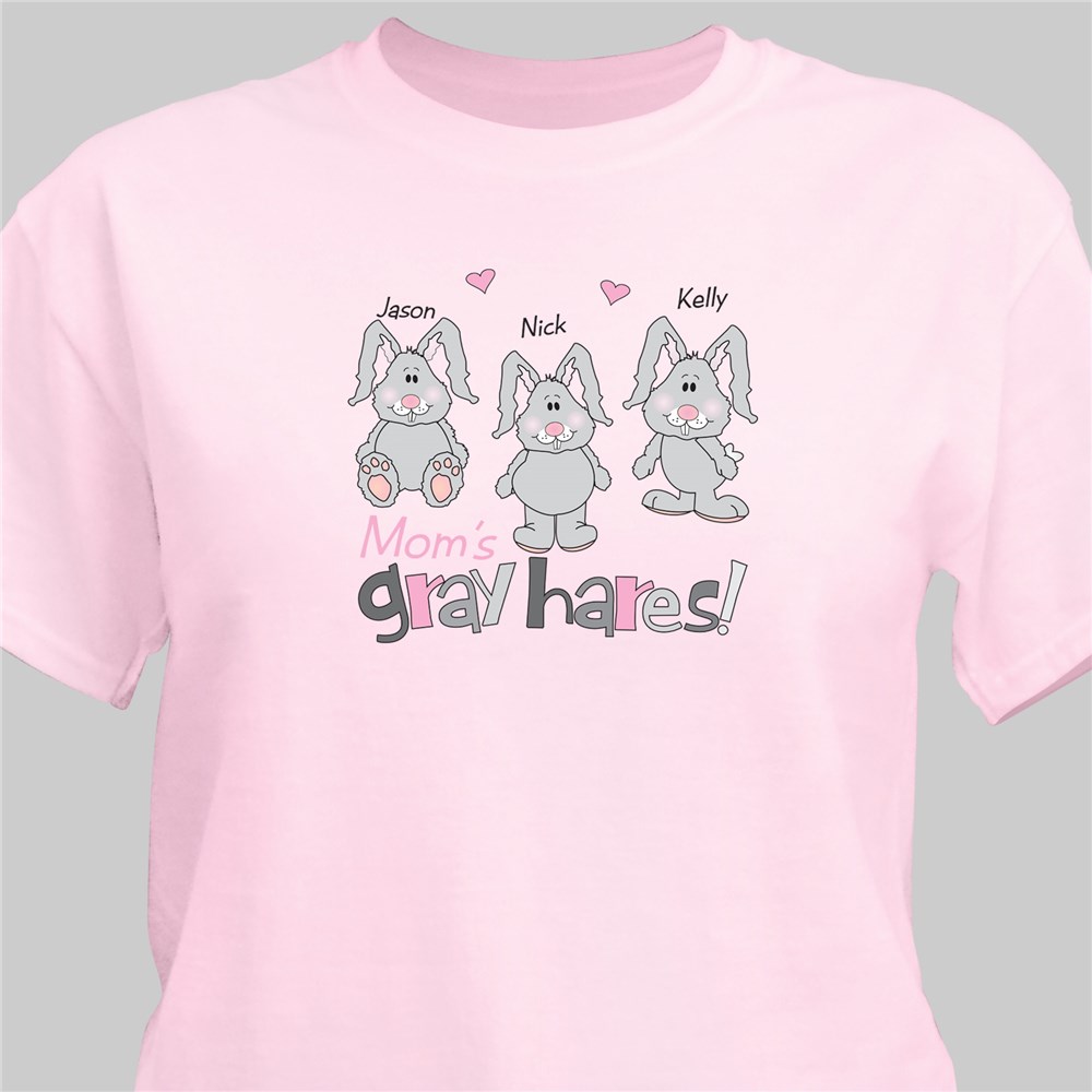 Gray Hares Personalized T-Shirt | Personalized T-shirts
