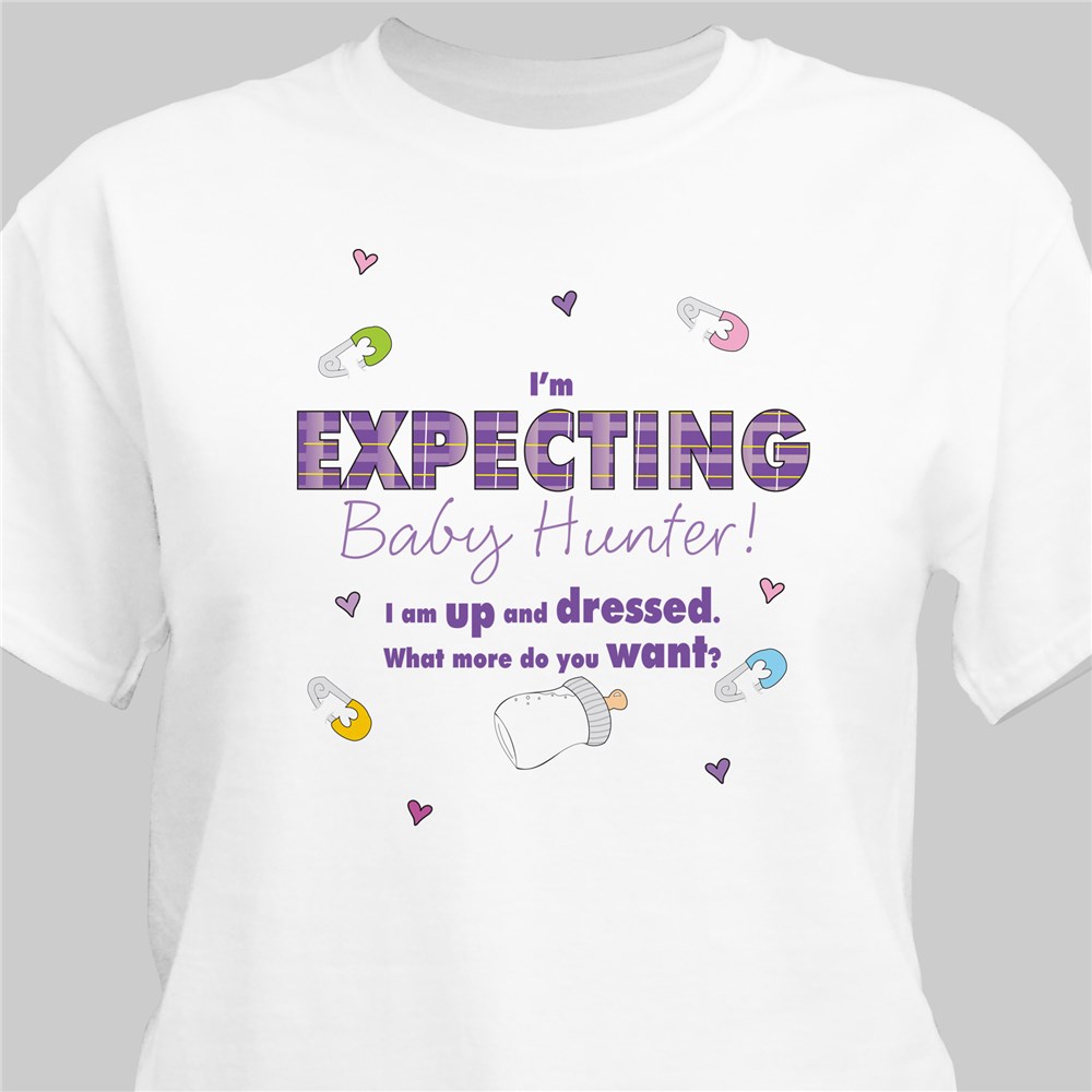 I'm Expecting Personalized Maternity Tshirt GiftsForYouNow