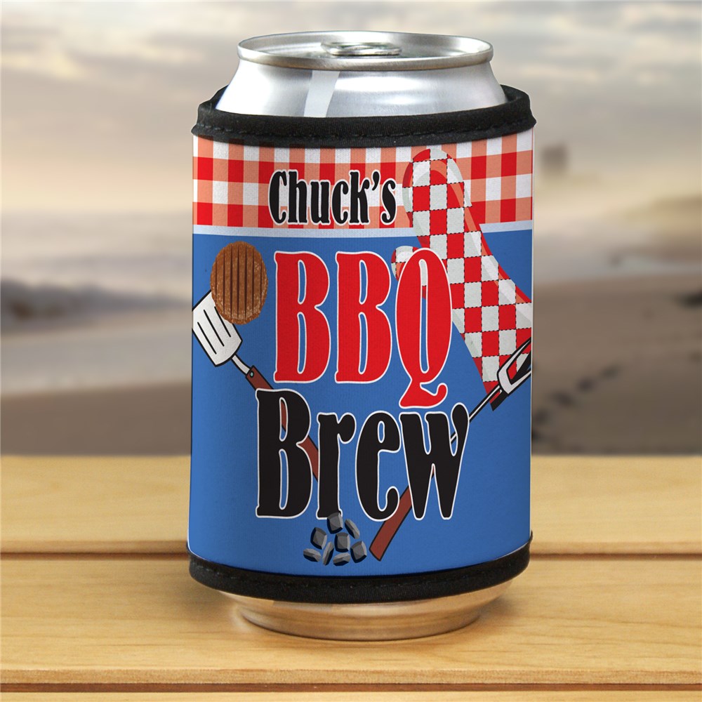 Personalized BBQ Brew Can Wrap 343479