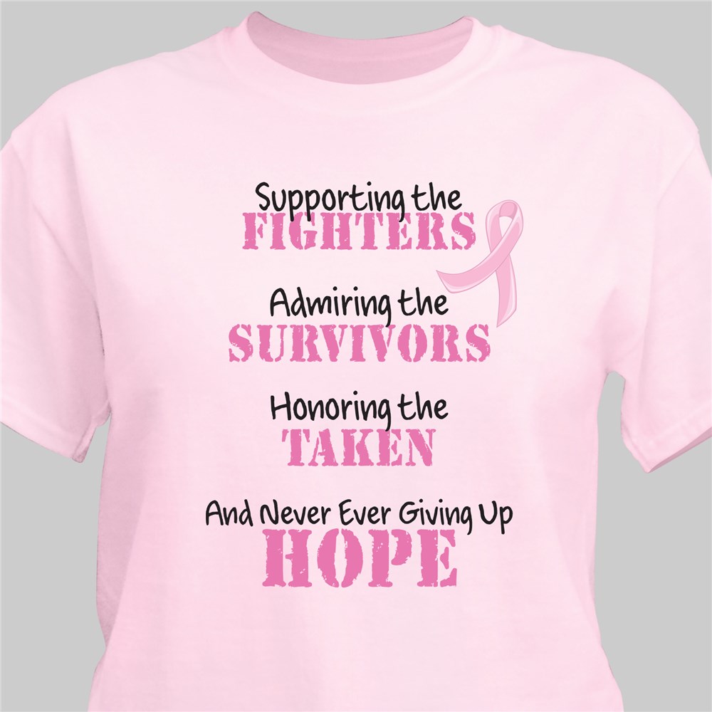 Breast Cancer Cancer Awareness Breast Cancer Shirt Cancer Cancer T-Shirt Her Fight Is My Fight Breast Cancer Shirt