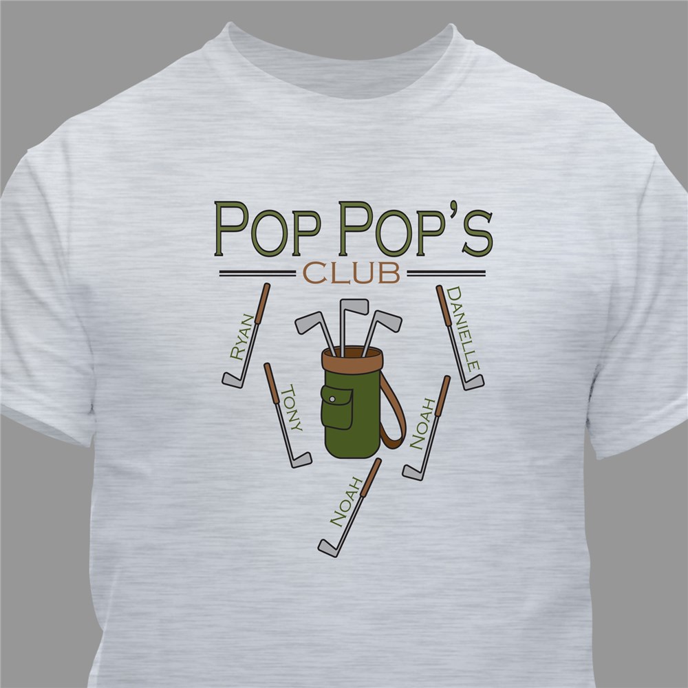 Personalized Golf Club T-Shirt | Grandpa Gift