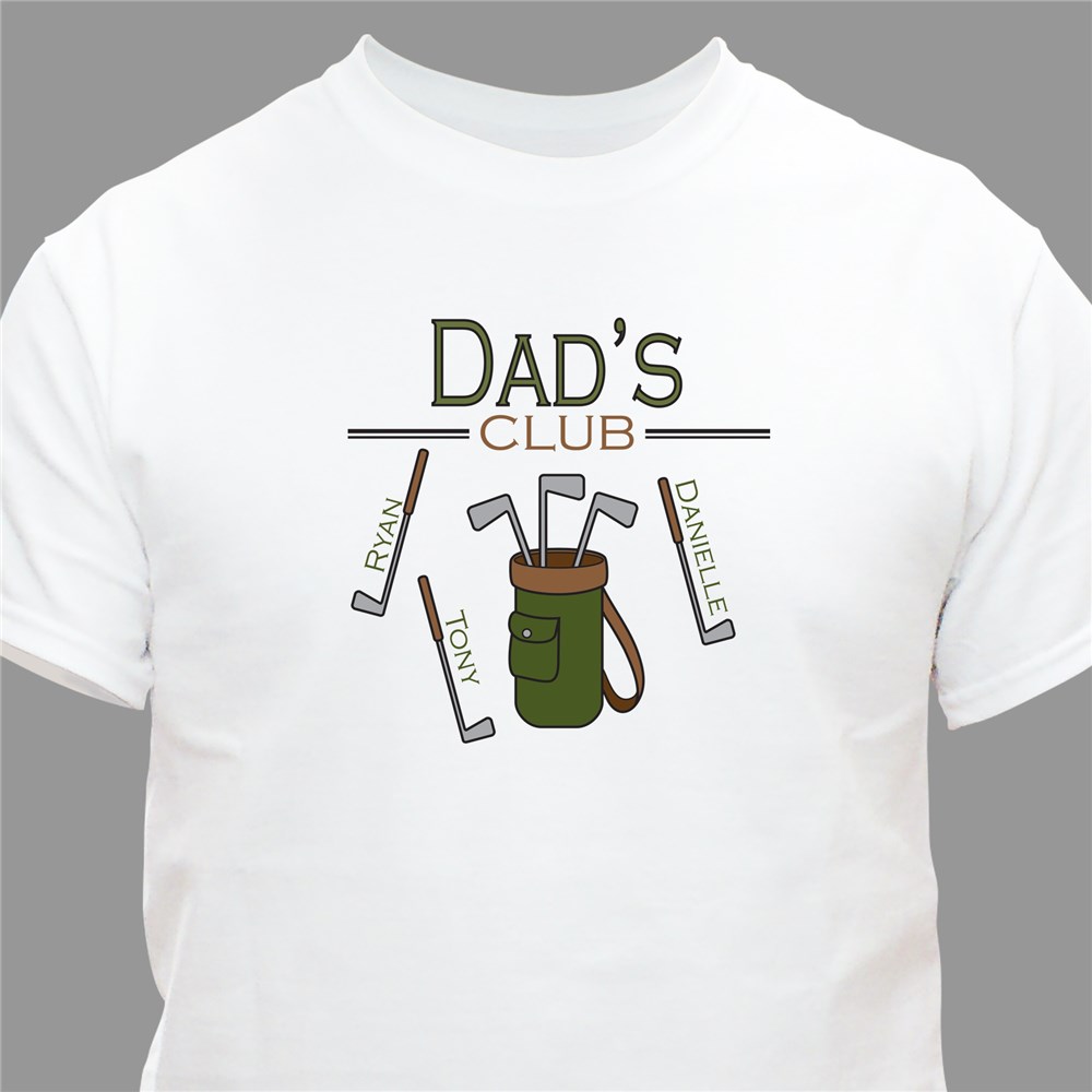 Personalized Golf Club T-Shirt | Grandpa Gift