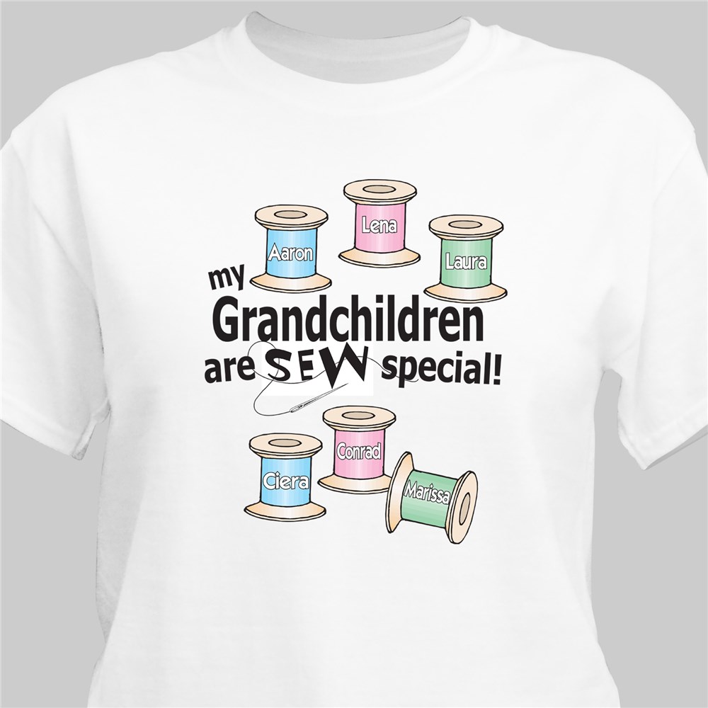 Sew Nice Personalized Quilters T-Shirt | Personalized Grandma Shirts