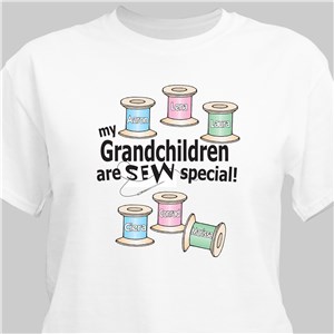 Sew Nice Personalized Quilters T-Shirt | Personalized Grandma Shirts