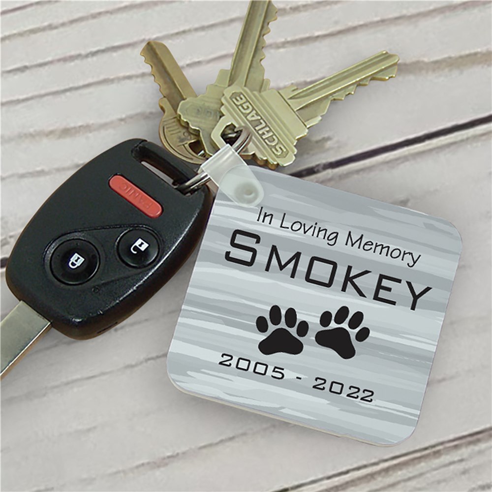 Personalized Pet Memorial Key Chain 355370