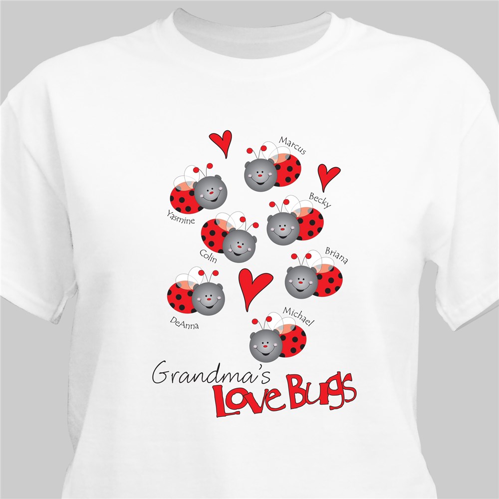 Love Lady Bugs T-Shirt | Personalized T-shirts