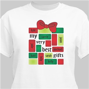 My Very Best Gifts T-Shirt | Personalized Christmas T-Shirt