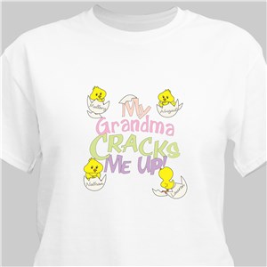 Crack Me Up Personalized T-Shirt | Personalized Grandma Shirts