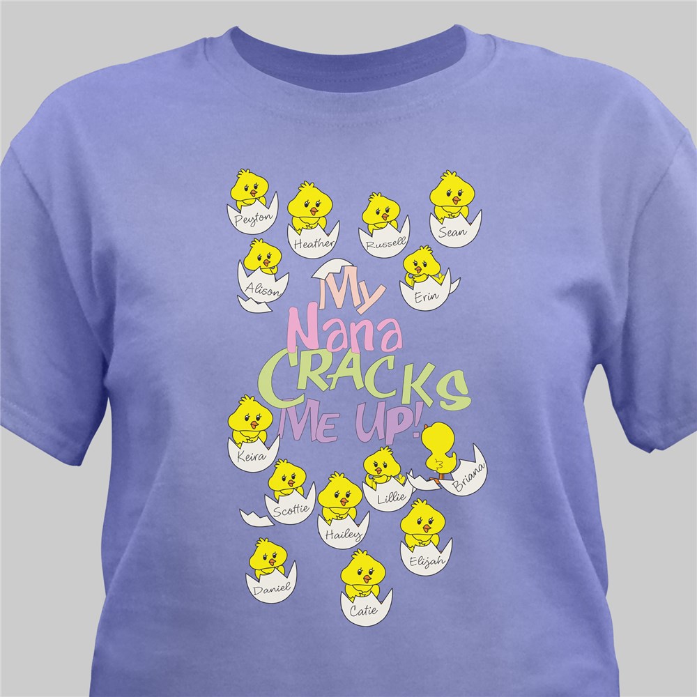 Crack Me Up Personalized T-Shirt | Personalized Grandma Shirts