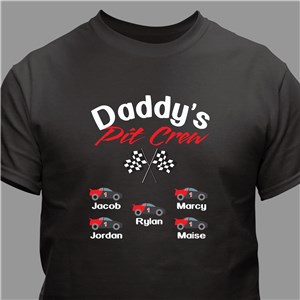 Personalized Pit Crew T-Shirt | Personalized Gifts For Grandparents