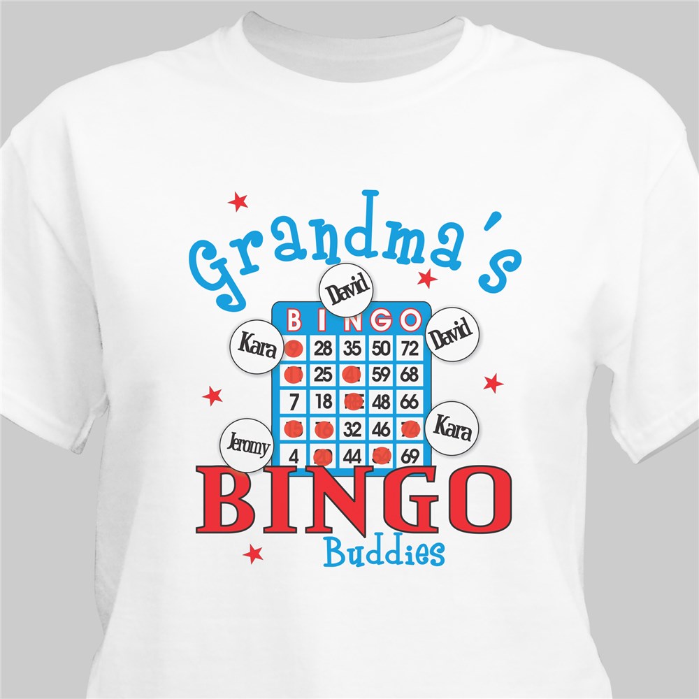 Bingo Personalized T-Shirt | Personalized Grandma Shirts
