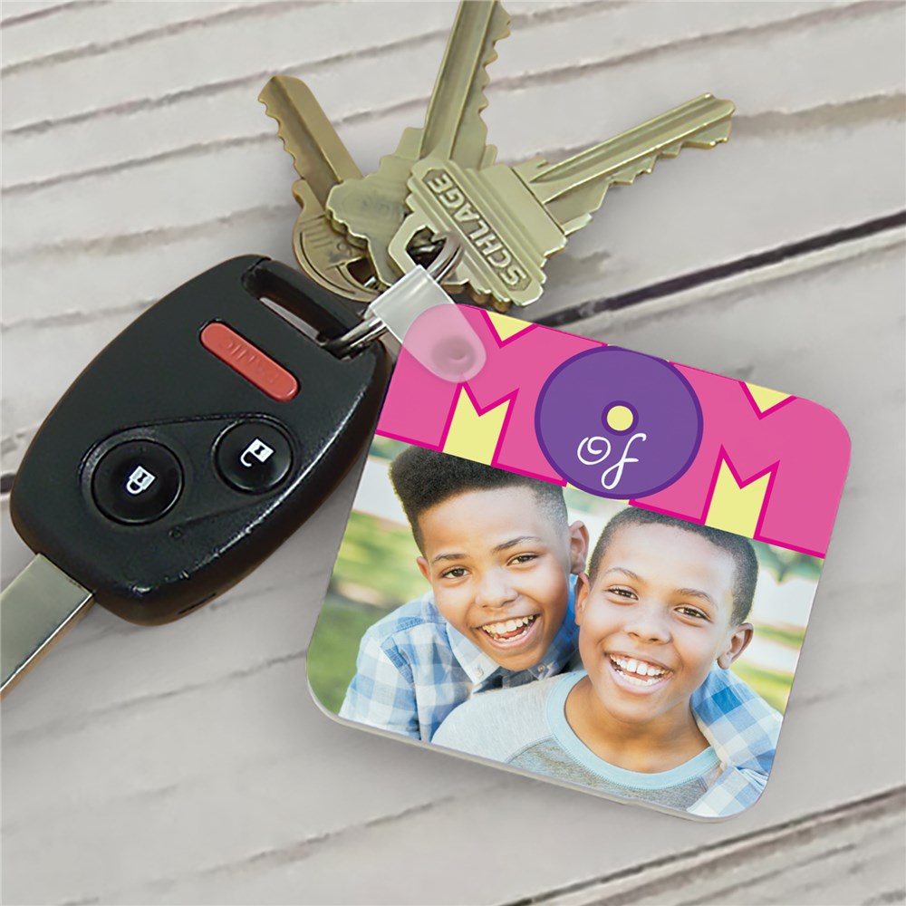 Personalized Mom Of Photo Key Chain 365640