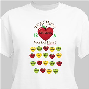 Teachers Apple Shirt | Personalized Gifts For Teachers