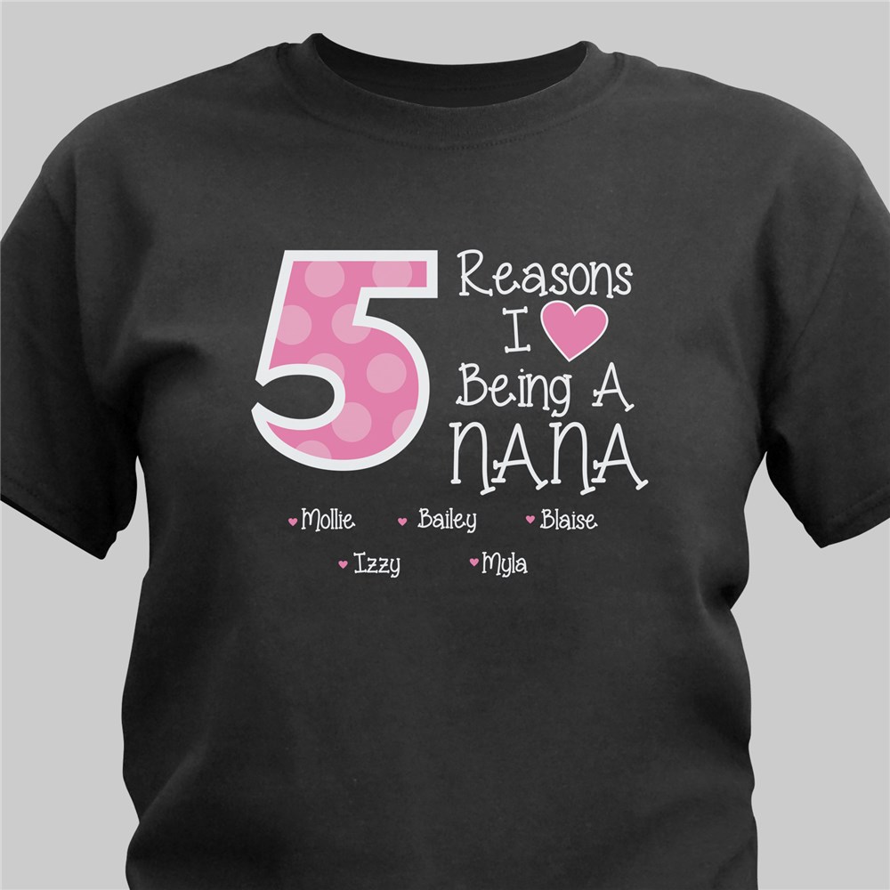 Personalized Reasons I Love T-Shirt | Mommy T Shirts
