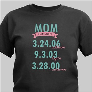 Mom Shirts | Personalized Mother's Day T-Shirts and ...