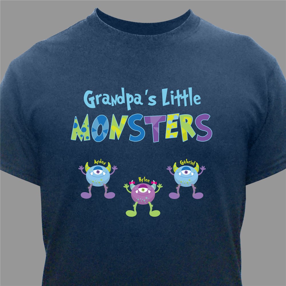 Personalized Little Monsters T-Shirt | Personalized Dad Shirts
