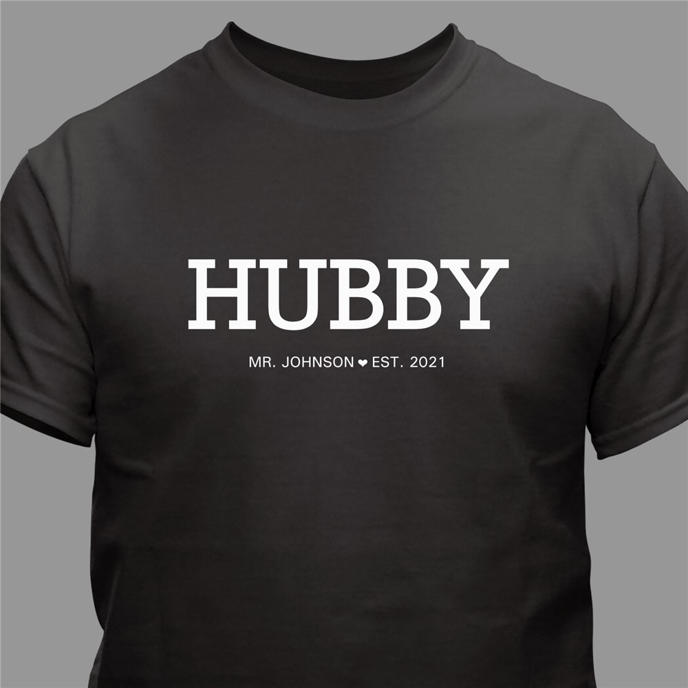 Personalized Hubby T-Shirt | Personalized T-shirts