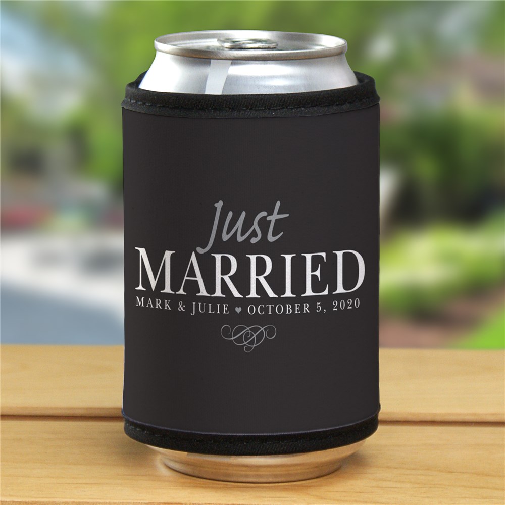Personalized Just Married Can Wrap 377239