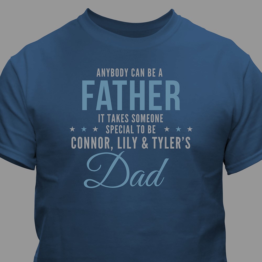 Wonderful Gift Ideas for Fathers - A Personalized T-Shirt