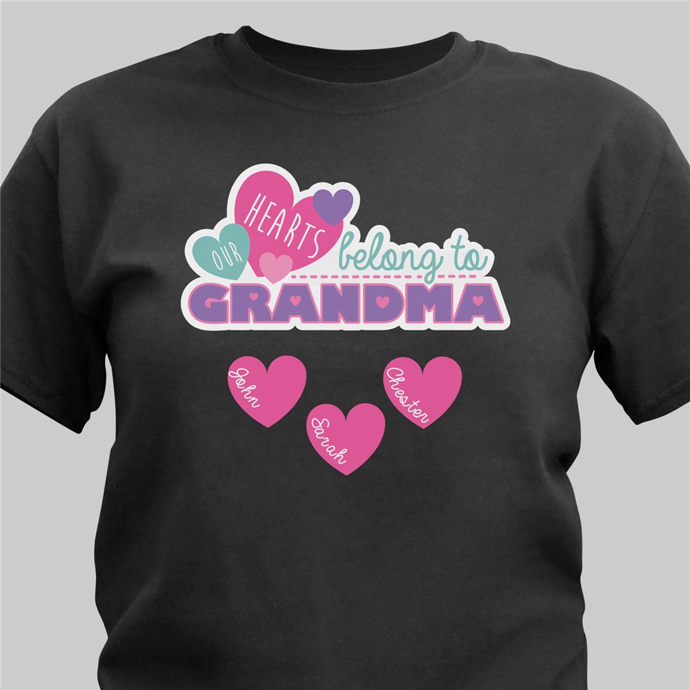 Custom Printed Grandma T-Shirt | Personalized Grandma Shirts