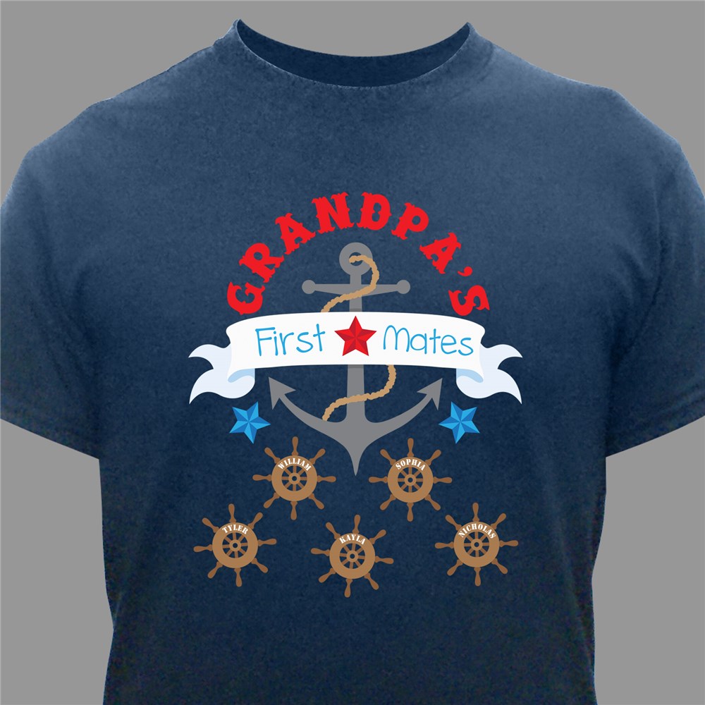 First Mates T-Shirt | Grandpa Shirts