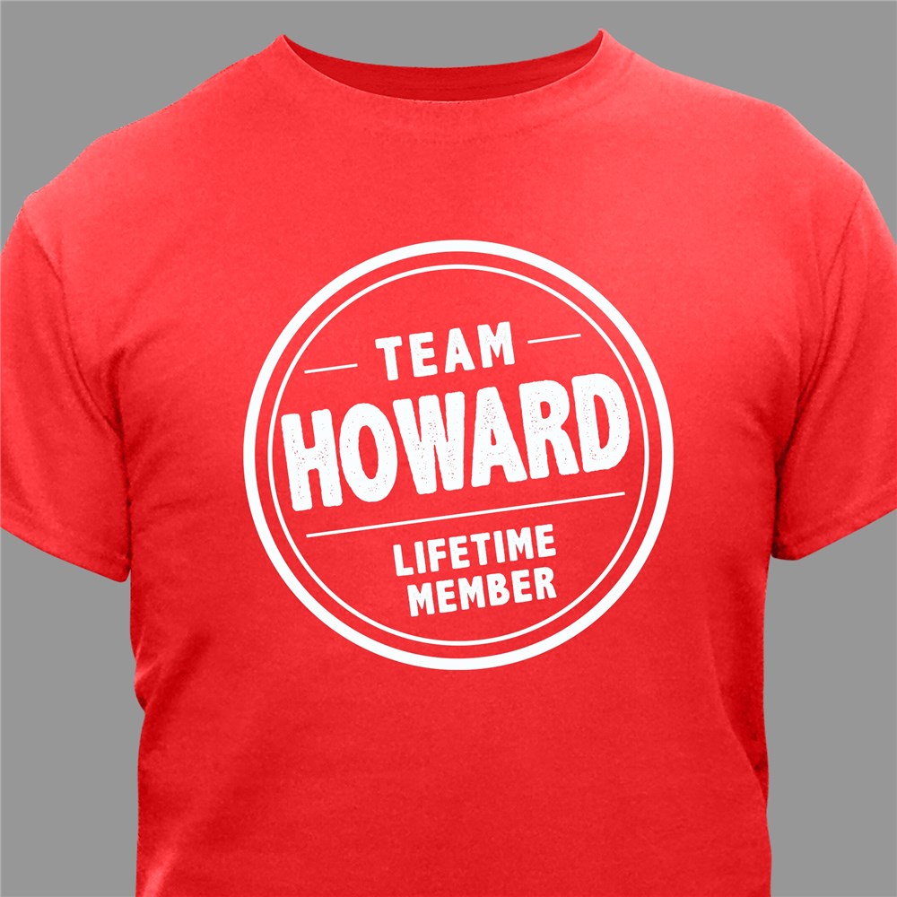 Personalized Team T-Shirt | Father's Day Gifts