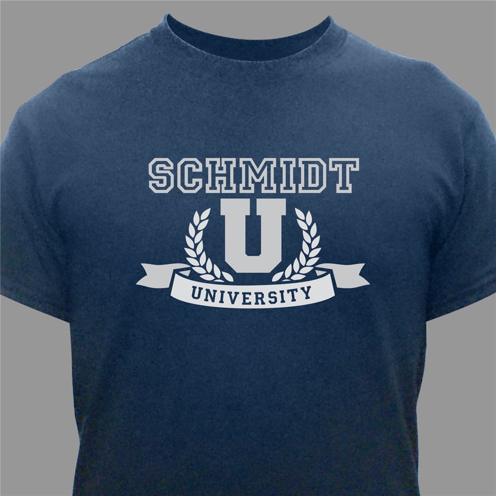 Family University T-Shirt | Personalized Shirts