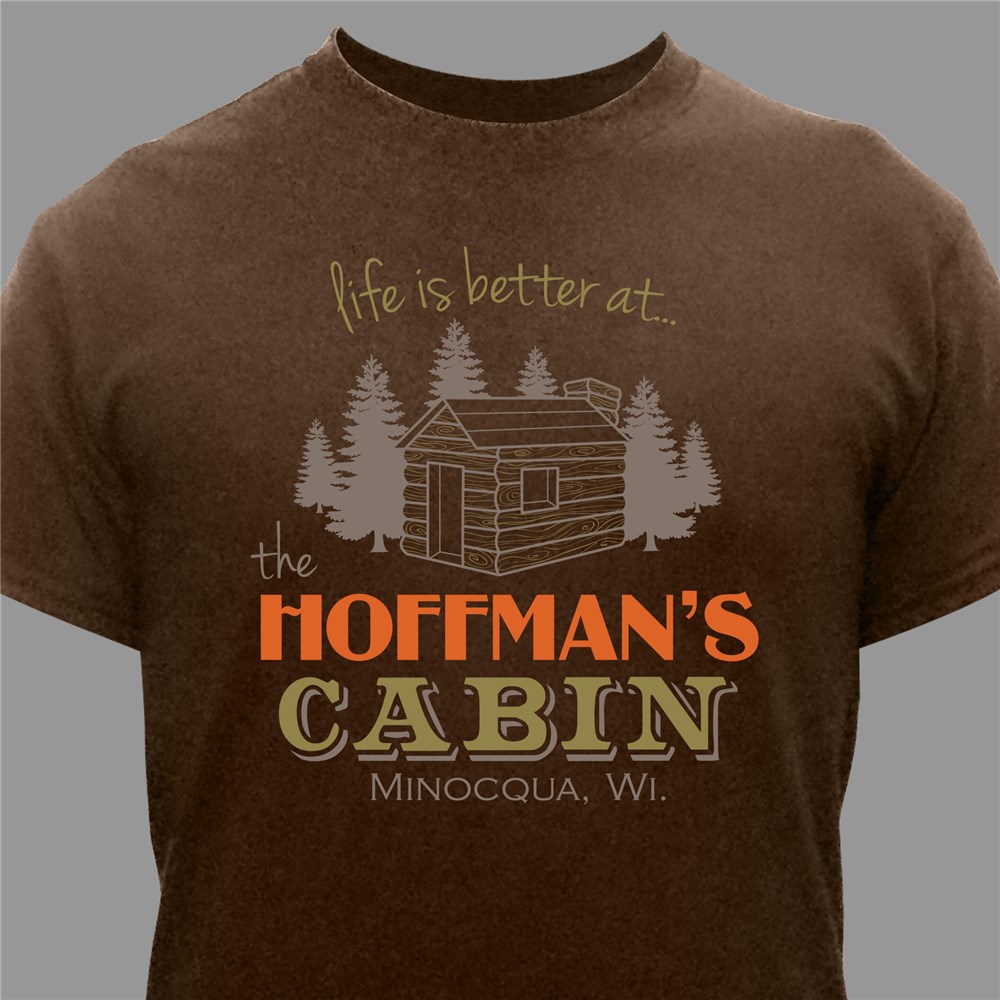 Personalized Family Cabin T-Shirt | Father's Day Gift