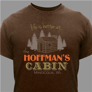 Personalized Family Cabin T-Shirt | Father's Day Gift