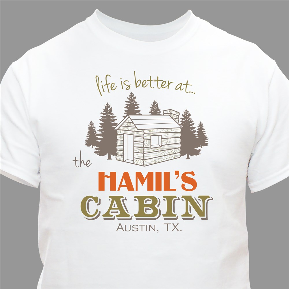 Personalized Family Cabin T-Shirt | Father's Day Gift