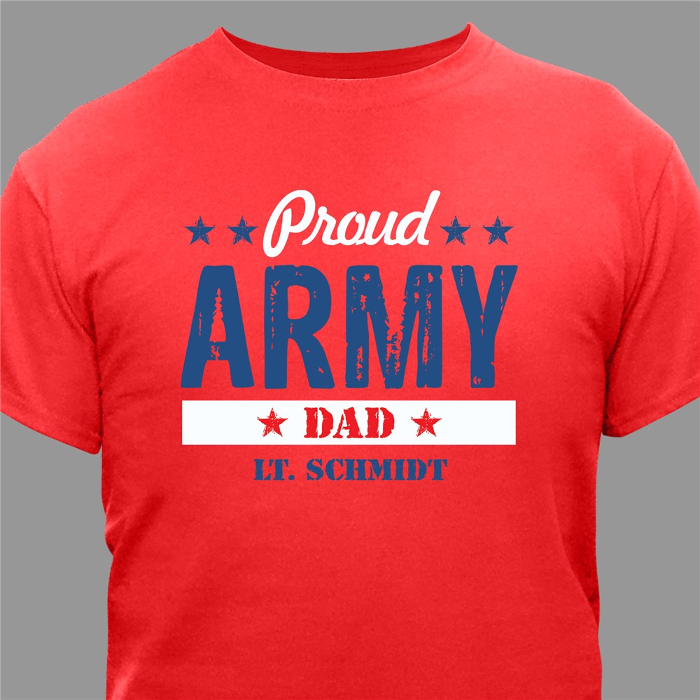 Proud Military Family T-Shirt | Personalized T-shirts