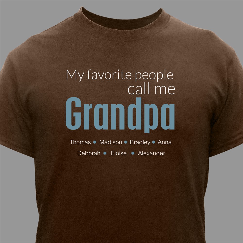 My Favorite People Call Me Grandpa T Shirt Tsforyounow