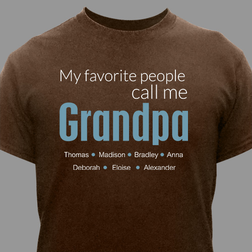 Favorite grandpa T-shirt | Dad shirts