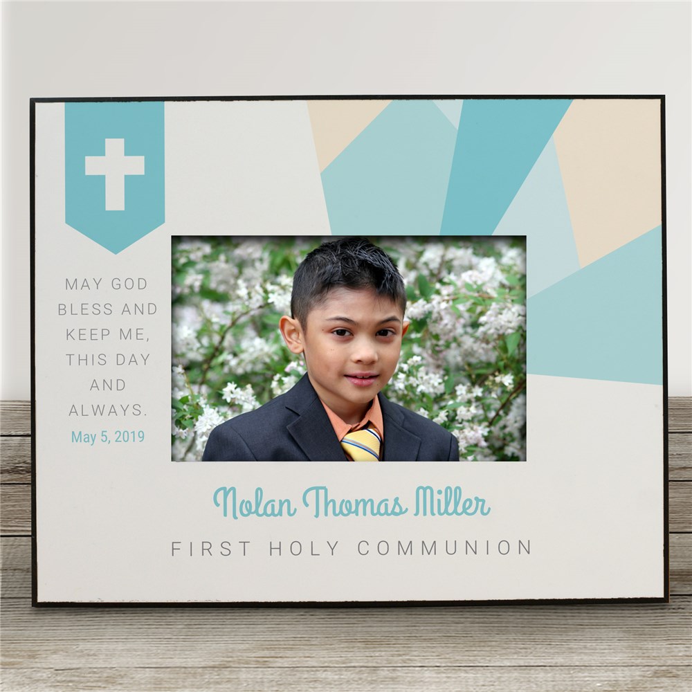 personalized first communion picture frame