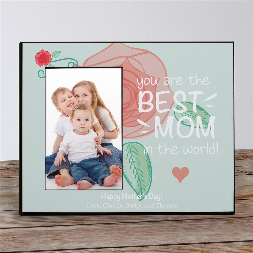 Personalized Best Mom Custom Printed Frame GiftsForYouNow