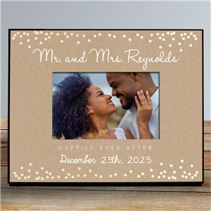Personalized Mr. and Mrs. Wedding Frame | Personalized Picture Frames