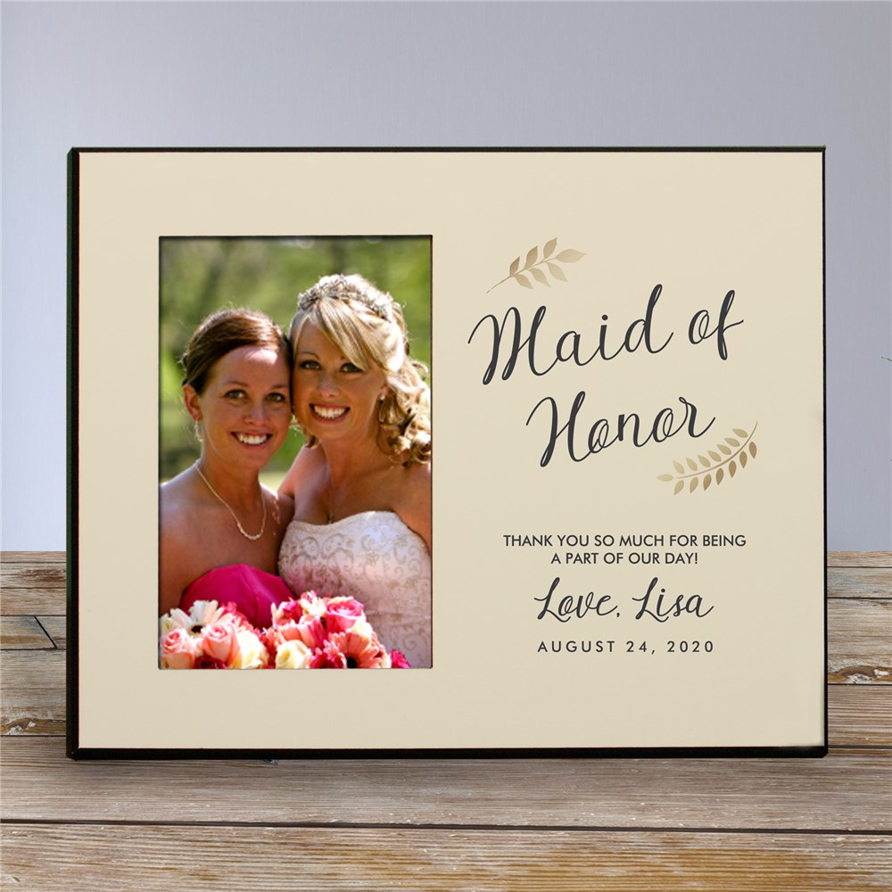 personalized bridesmaid picture frame