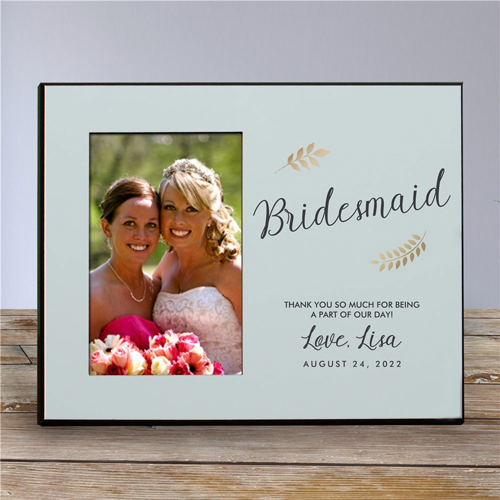 Personalized Bridesmaid Frame | Bridesmaid Picture Frames