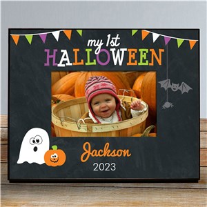 Personalized First Halloween Frame | Unique Halloween Decor